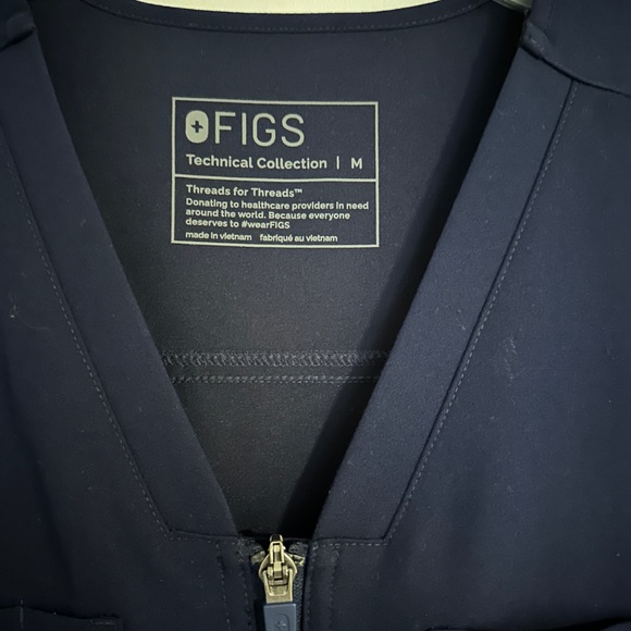 Figs Deep Blue Women's Jumpsuit - Picture 2 of 3